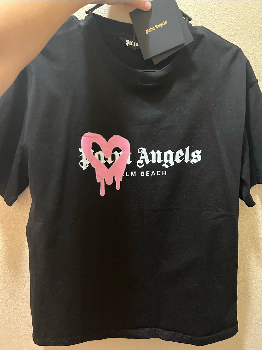 Men’s Palm Angels Black Tee